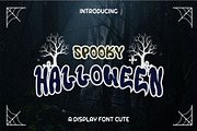 Spooky Halloween Font - Display Cute, a Blackletter Font by Ingat Sahabat (Thumbnail 1 of 5)