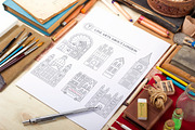 Collection of cities line art, a Graphic by Lana Samokhina (Thumbnail 8 of 16)