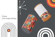 MidCentury Retro Geometry Abstract, an Object Graphic by Sofico (Thumbnail 8 of 14)