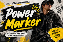 Power Marker - Display Typeface
