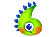 Cute Monster Numbers Clipart Set PNG, an Education Illustration by the_myro (Thumbnail 6 of 12)