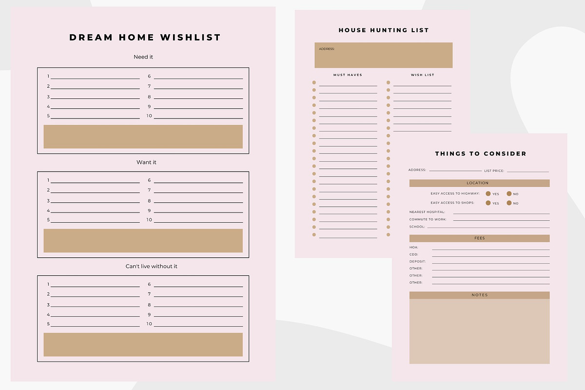 48-Page Printable Relocation Planner, a Stationery Template by Local Marketing Templates (Photo 3 of 3)