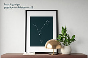 Astrology sign graphics, an Illustration by Kessens (Thumbnail 2 of 9)