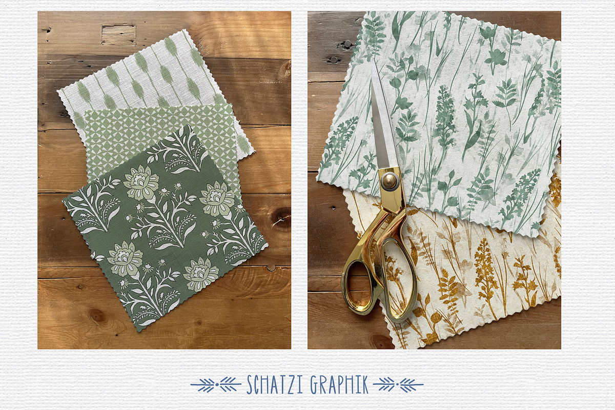Fabric Swatch Mockup for POD fabrics, a Household Mockup by Schatzi Graphik (Photo 3 of 6)