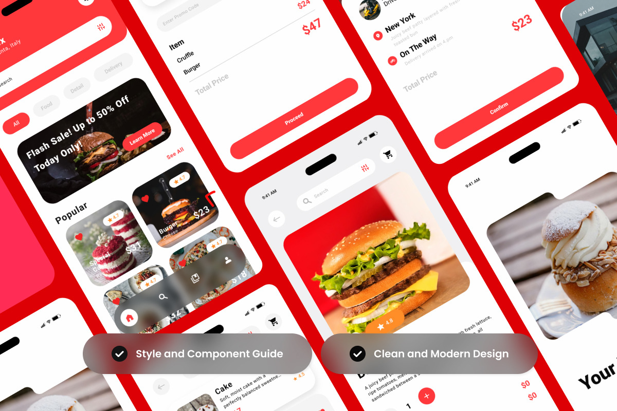 Yumway - Food Delivery App Design, an App Template by productype1 (Photo 3 of 5)