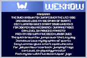 Autonomous Flight font, a Blackletter Font by weknow (Thumbnail 6 of 8)