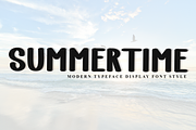 Summertime, a Script Font by FreshTypeINK (Thumbnail 1 of 8)