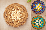 3D Lotus Flower Mandala - SVG Cut Fi, an Object Graphic by Arshad Ali (Thumbnail 7 of 8)
