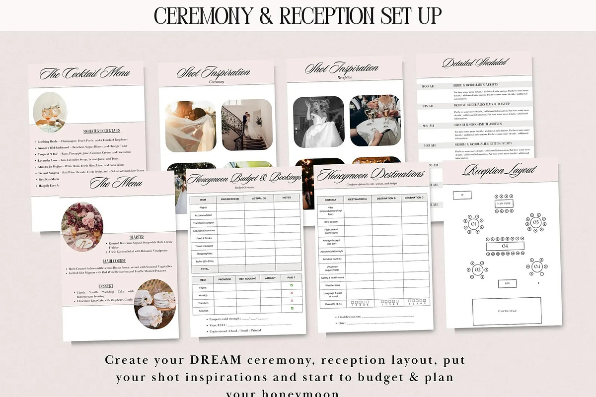 The Ultimate Wedding Day Binder, a Brochure Template by PixelBloomClub (Photo 6 of 8)
