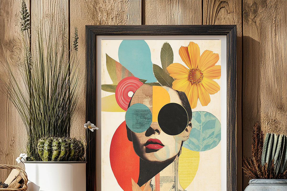 Retro Style Spring Digital Papers, a Decorative Illustration by Fusion Dream (Photo 7 of 10)