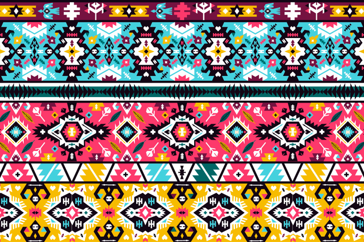 Collection of Tribal Patterns, a Pattern Graphic by tomuato (Photo 3 of 4)