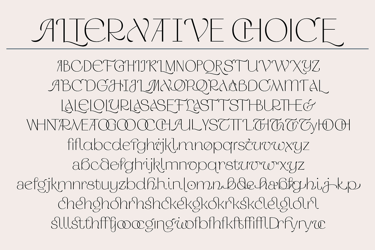 Murina Elegant Display Font, a Sans Serif Font by Siwox Studios (Photo 14 of 14)