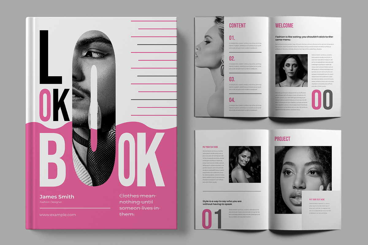 Look Book Layout, a Magazine Template by MightyDesign (Photo 1 of 6)