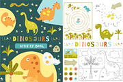 Dinosaur Games Activities for kids 1, an Animal Illustration by Nursery Art (Thumbnail 1 of 7)