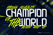 Numbero – Sporty Sans Serif, a Sans Serif Font by figuree studio (Thumbnail 2 of 10)
