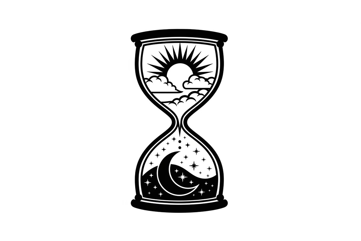 Celestial Sun Moon Hourglass Bundle, an Illustration by Gaye Art (Photo 11 of 31)