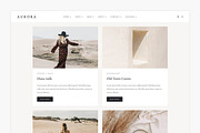 Aurora - WordPress Blog & Shop Theme, a WordPress Template by Lucid Themes (Thumbnail 4 of 8)