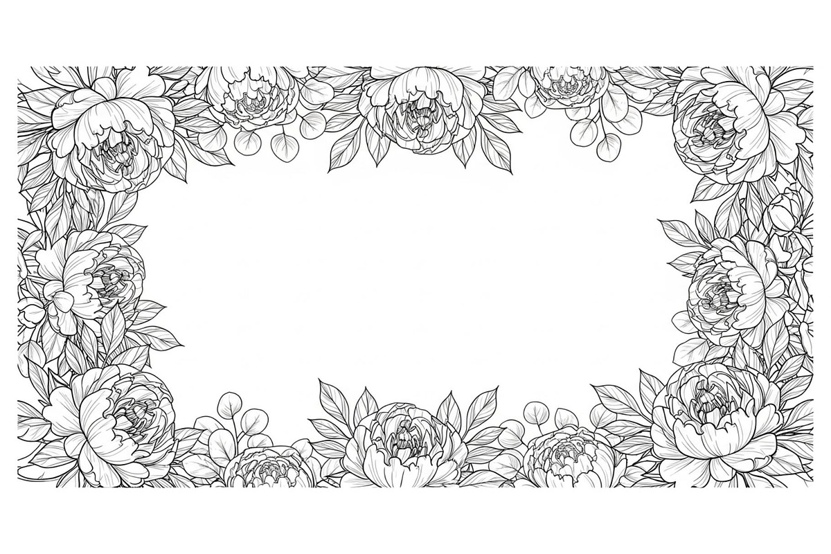 Floral Frame SVG Bundle, an Illustration by Gaye Art (Photo 23 of 31)