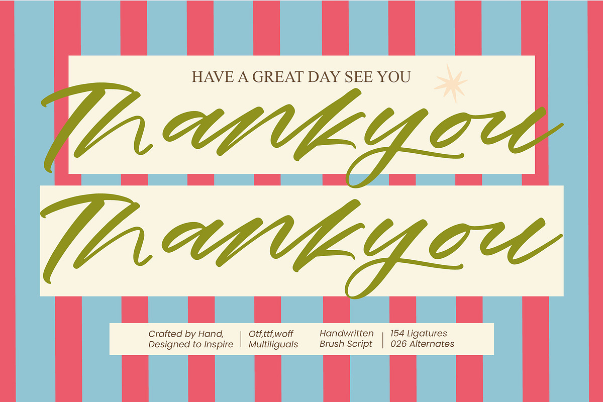 Garden Harmony Handwritten Brush, a Script Font by stylishtype.co (Photo 15 of 15)