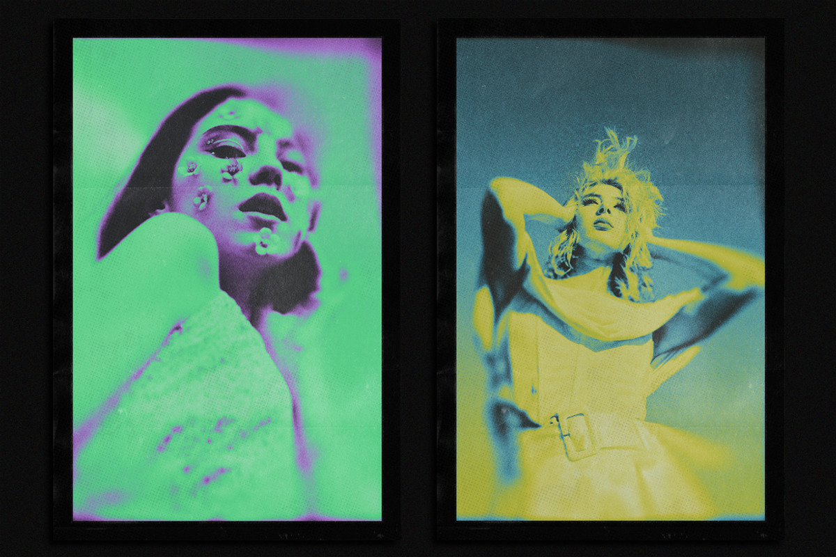 Grunge Duotone Aesthetics Template, an Action Add-On by Gromov Design (Photo 3 of 5)