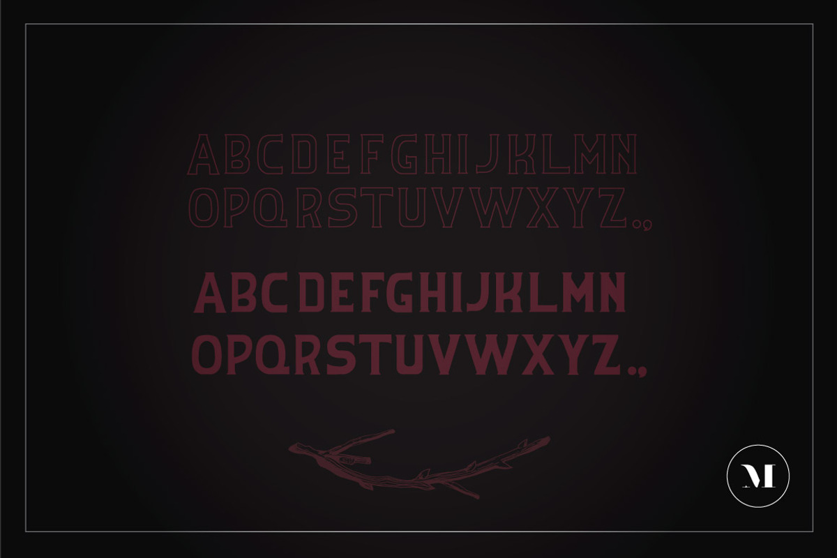After Dark Typeface preview 3