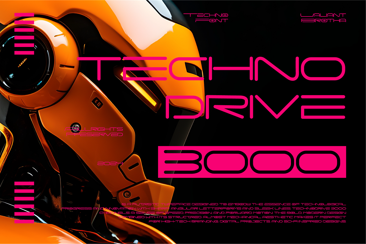 VB Cegos - Futuristic Font, a Sans Serif Font by VALIANTBROTHA (Photo 4 of 8)