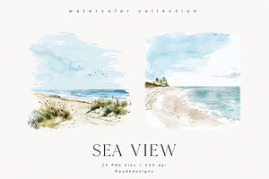 Sea View Illustrations