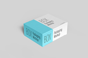 Box Packaging Mockup - 12 Views