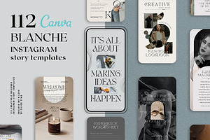 Blanche - 6 In 1 Canva Creator Pack