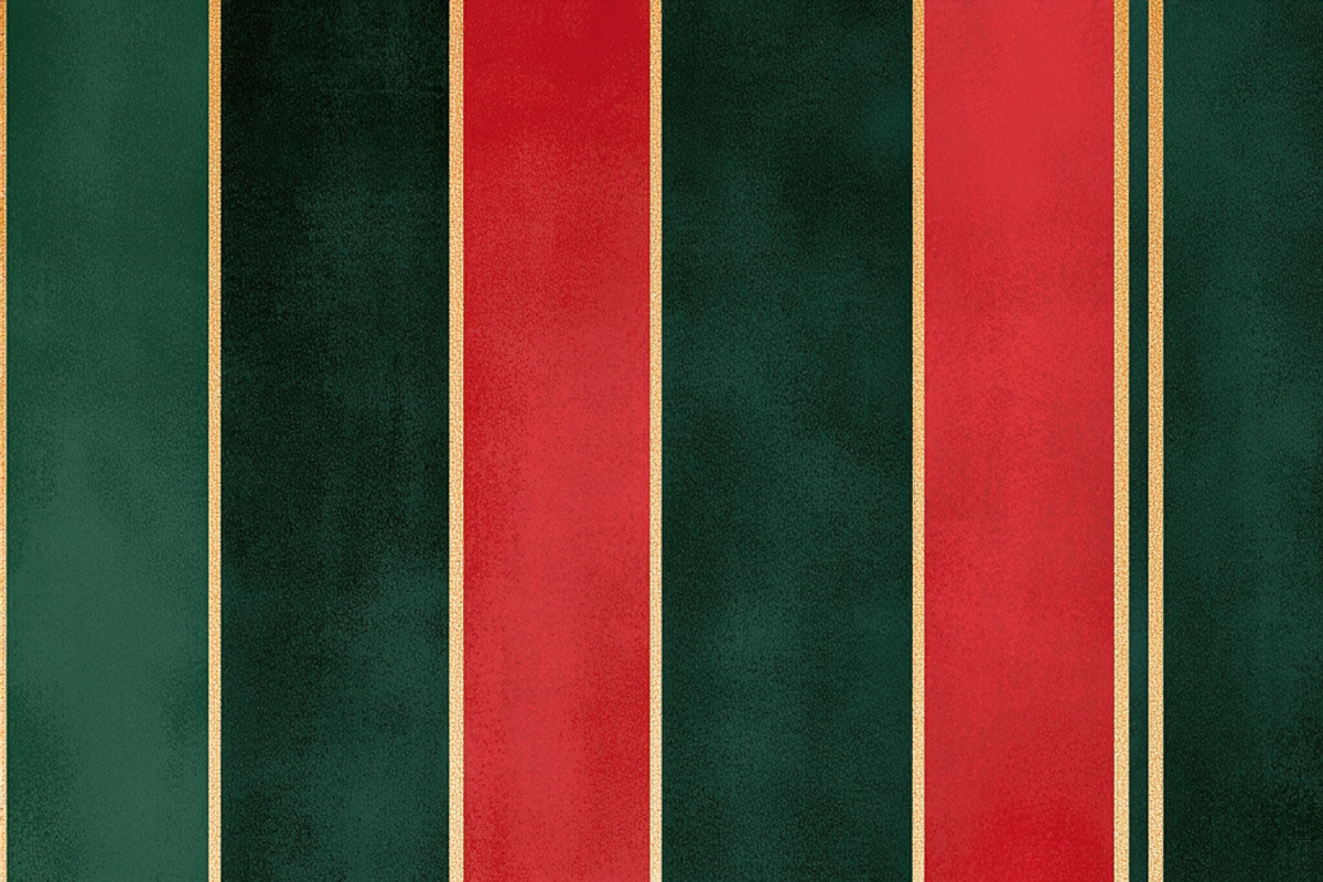 Christmas Red & Green Stripes, a Pattern Graphic by Printable Treasure (Photo 2 of 9)
