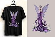 Purple Christmas Garden Clipart Bund, an Illustration by SVGArt (Thumbnail 5 of 8)