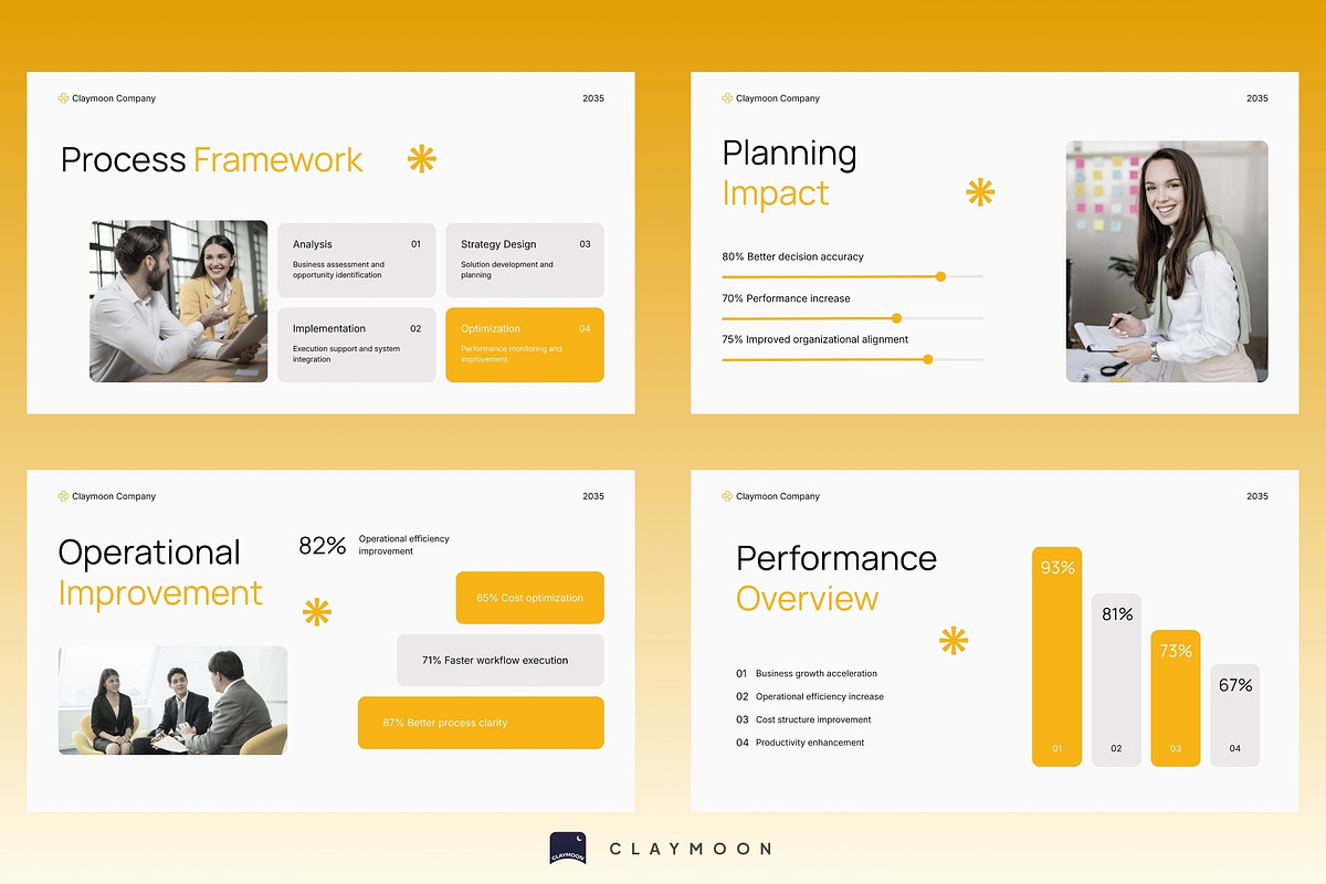 Consulting Pitch Deck Presentation, a Presentation Template by Claymoon Lab (Photo 4 of 7)
