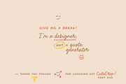 CuteDrop handwritten font duo & more, a Handwritten Font by Minna Kaario (Thumbnail 13 of 14)