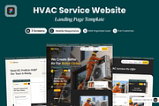 Climora - HVAC Service Website, a Landing Page Template by SLAB! Design (Thumbnail 1 of 5)
