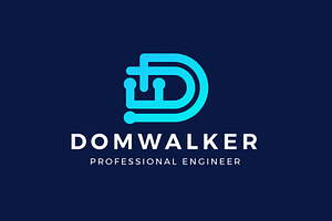 Domwalker - Letter DW Logo, a Branding & Logo Template by Rukuru Studio