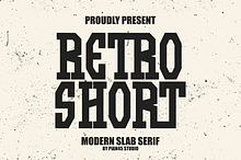 Retro Short - Modern Slab Serif