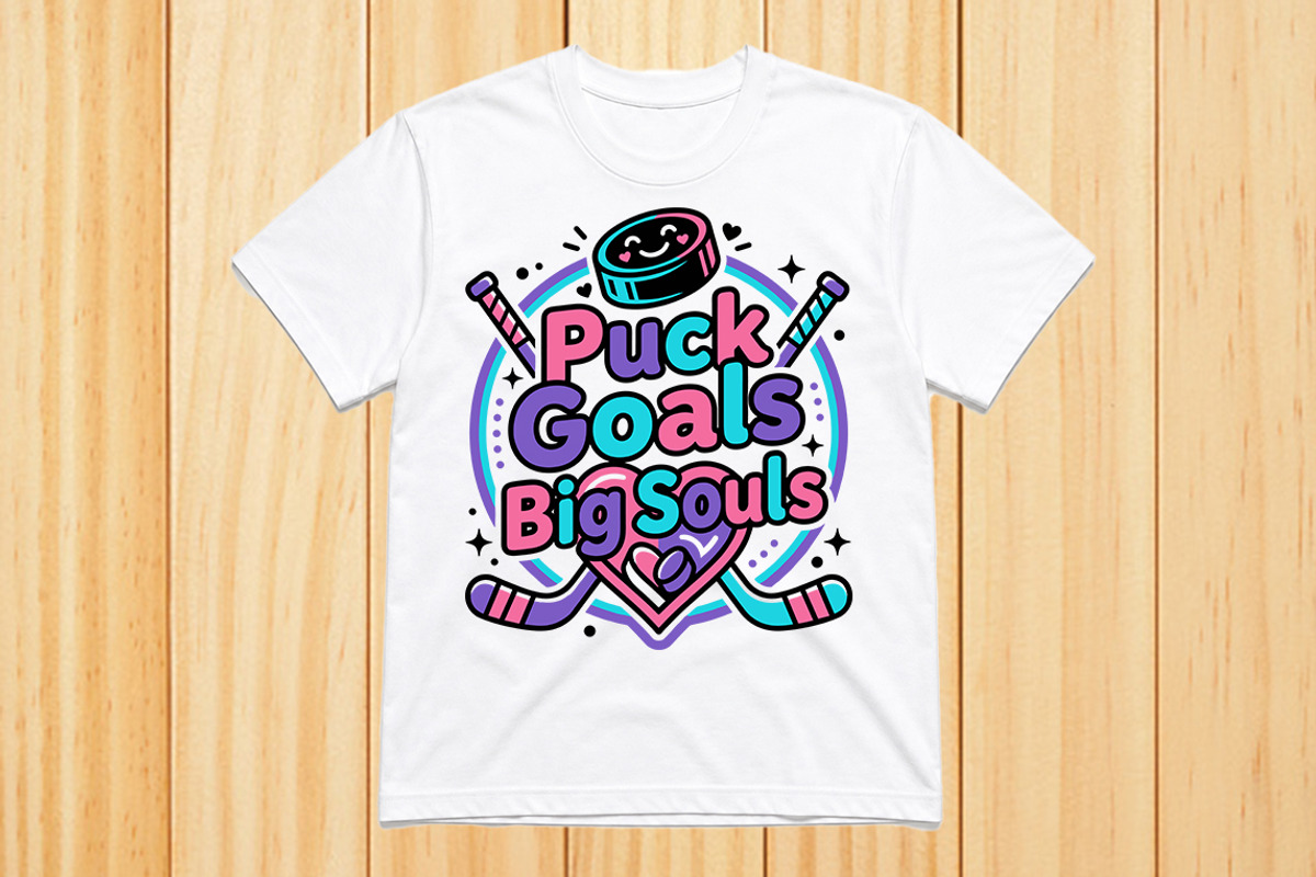 Hockey T-Shirt Design Graphic, an Object Graphic by balal (Photo 1 of 3)