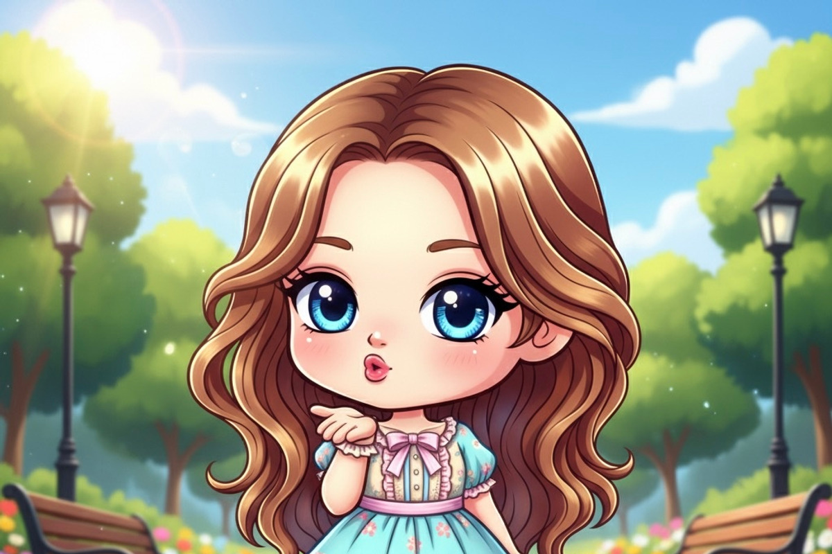 Procreate Chibi Girl Stamps, a Brush Add-On by OneBerryCreations (Photo 2 of 10)