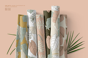 Tropical Vector Patterns - Leaves