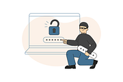 Cyber Crime Illustration, an Object Graphic by Jump Studio (Thumbnail 11 of 12)