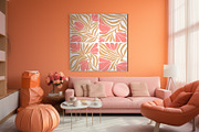 Peach Fuzz, abstract floral Patterns, a Pattern Graphic by ArtPavo (Thumbnail 7 of 8)