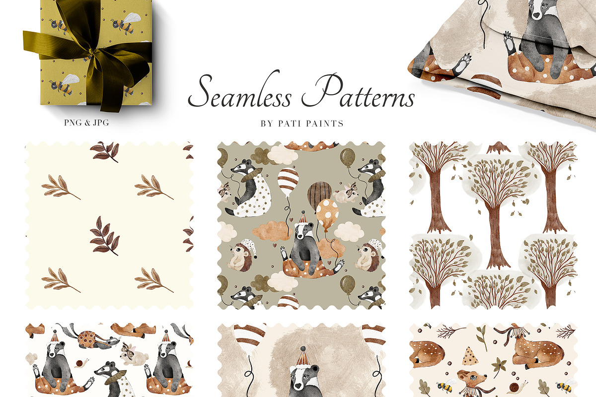 Magic Woodland Friends Collection, an Animal Illustration by Pati Paints (Photo 10 of 19)