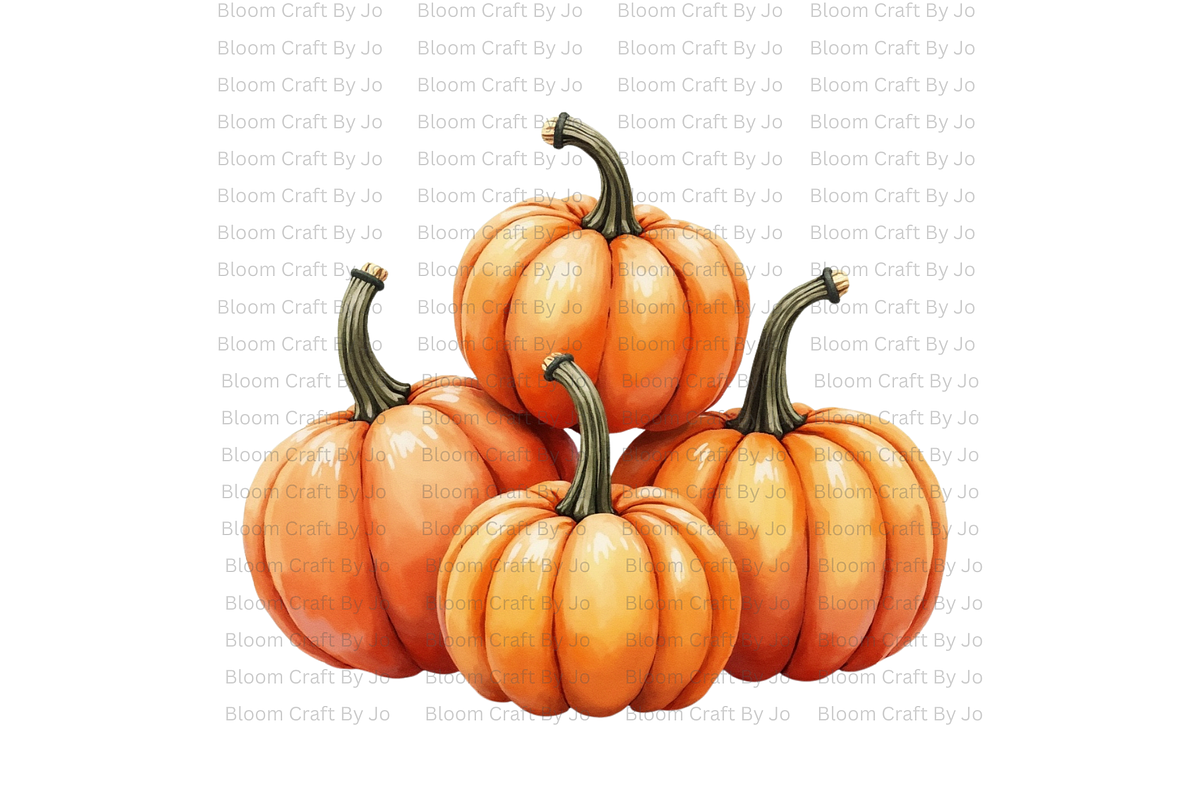 Dusty Orange Pumpkins, a Decorative Illustration by Bloom Craft Creations (Photo 9 of 12)