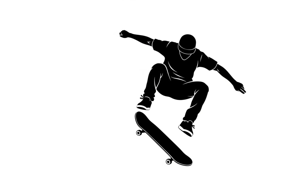 skateboard trick silhouettes showcas, an Illustration by Amazin_art (Photo 15 of 31)