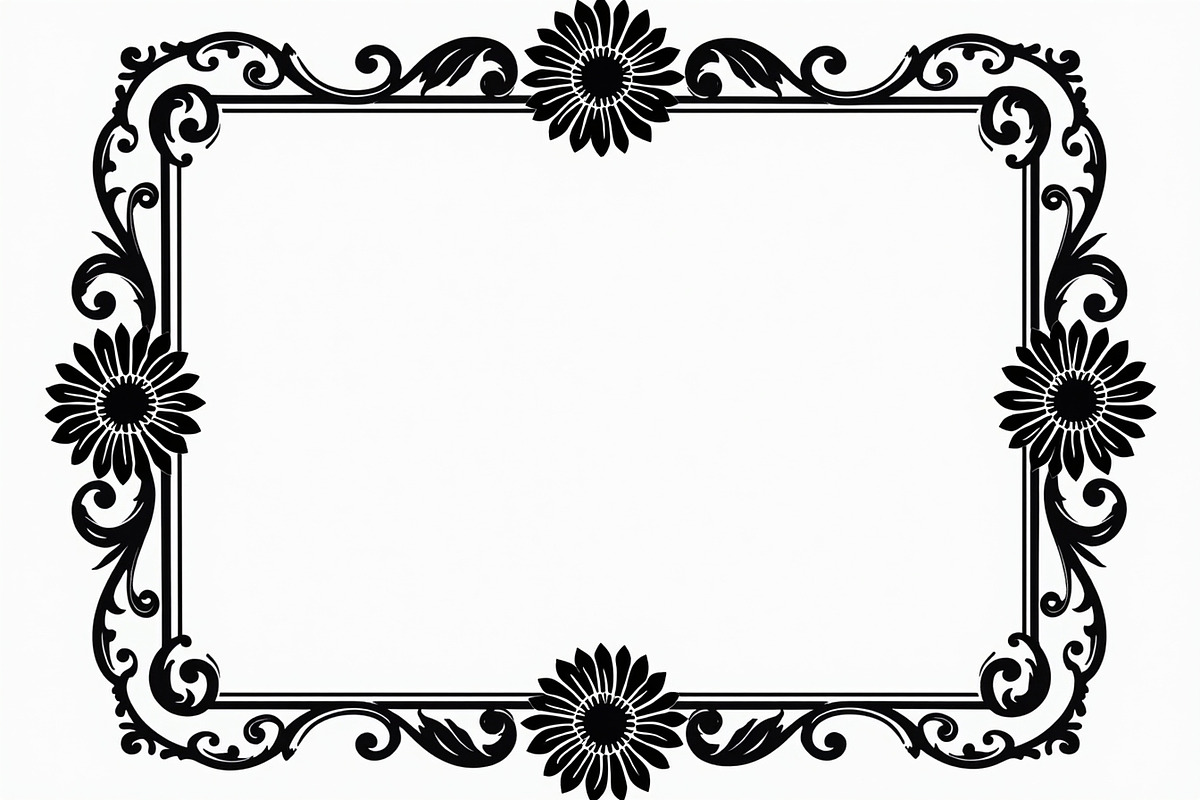 8 Lotus Floral Frame Bundle, an Illustration by Designs_River (Photo 7 of 9)
