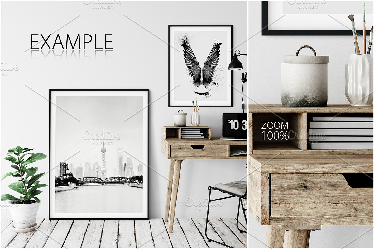 Frames & Walls Scandinavian Bundle-2, a Print Template by Yuri-U (Photo 11 of 44)
