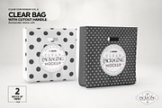 Clear Bag with Cutout Handles Mockup, a Packaging Mockup by INCDesign (Thumbnail 6 of 10)