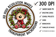 Wishmical Christmas Teddy Bear, an Illustration by Craft Nest (Thumbnail 3 of 8)