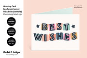 US A2 Greeting Card PS Mockup 7, a Product Mockup by Rocket & Indigo (Thumbnail 3 of 8)