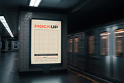 Subway Station Billboard Mockups, a Mockup by Luuqas Design (Thumbnail 11 of 11)